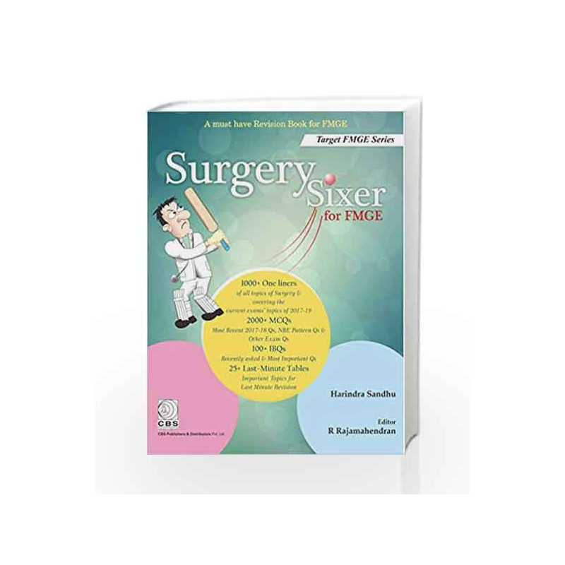 Surgery Sixer for FMGE by Sandhu H Book-9789387742994