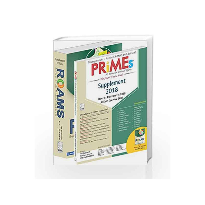 ROAMS with Primes Supplement (2018) by Agrawal V.D. Book-9789386827524
