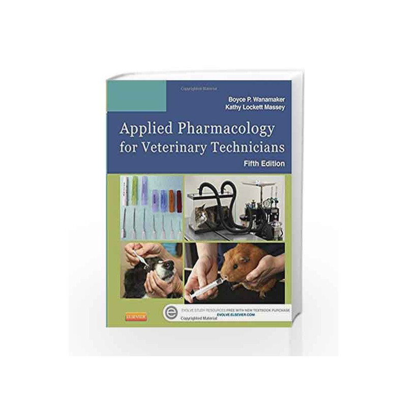 Applied Pharmacology for Veterinary Technicians by Wanamaker Book-9780323186629