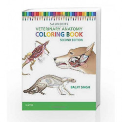 Veterinary Anatomy Coloring Book by Singh B Book-9781455776849