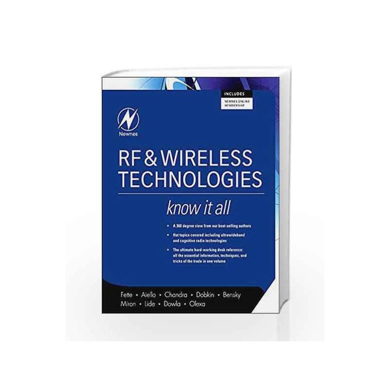 RF and Wireless Technologies: Know It All (Newnes Know It All) by Fette Book-9780750685818