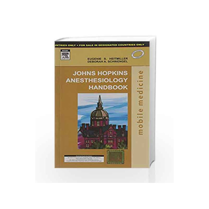 John Hopkins Anesthesiology handbook by Schewngel D.A. Book-9788131225028