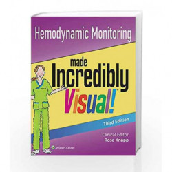 Hemodynamic Monitoring Made Incredibly Visual (Incredibly Easy! Series (R)) by Knapp Book-9781496306999