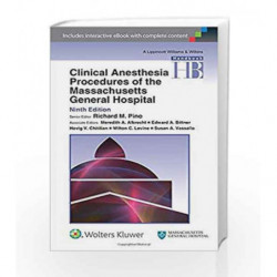 Clinical Anesthesia Procedures of the Massachusetts General Hospital by Pino R M Book-9781451195156