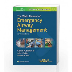 The Walls Manual of Emergency Airway Management by Brown C A Book-9781496351968