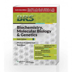 BRS Biochemistry,Molecular Biology And Genetics (Without Point Access Codes) by Lieberman M.A. Book-9789351290742