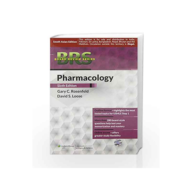 BRS Pharmacology with the Point Access Scratch Code by Rosenfeld G.C. Book-9789351290759