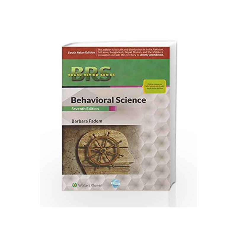 BRS Behavioral Science by Fadem B. Book-9789351296096