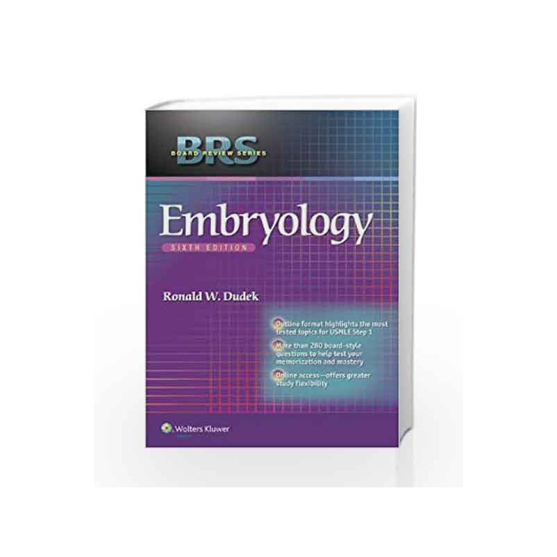 BRS Embryology with the Point Access Scratch Code by Dudek R W Book-9789351292166