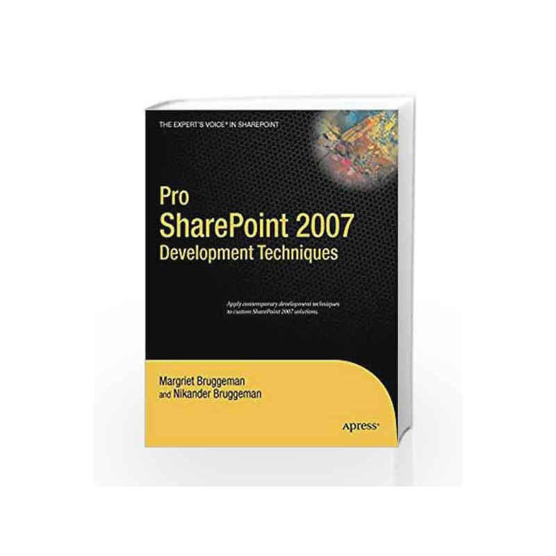 Pro Sharepoint 2007 Development Techniques by Bruggeman M. Book-9781590599136