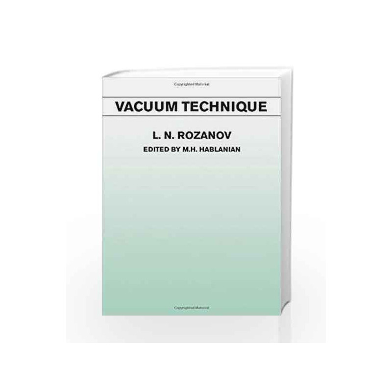 Vacuum Technique by Rozanov Book-9780415273510