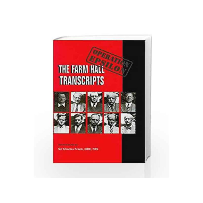 Operation Epsilon, The Farm Hall Transcripts by Taupin J.M. Book-9781439899090