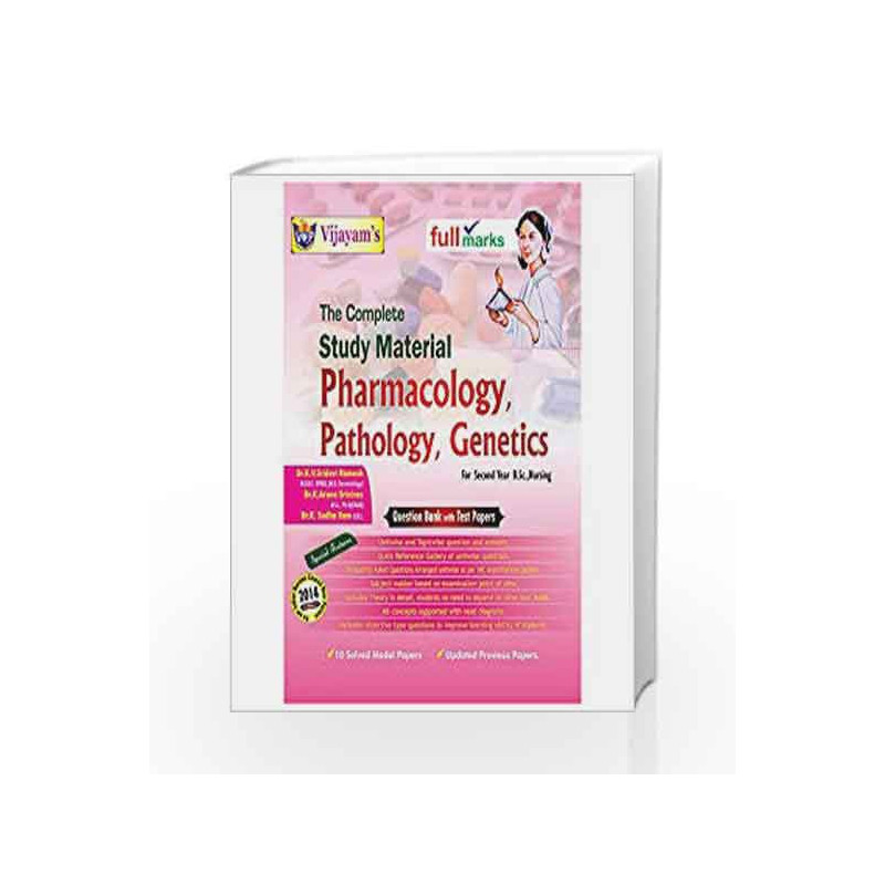 A Study Material Of Pharmacology,Pathology,Genetics (2014) by Priya I Book-9789385616457