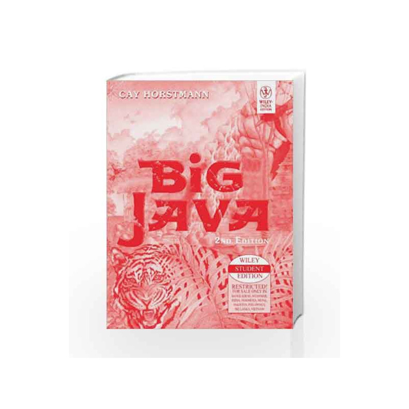 Big Java by Cay Horstmann Book-9788126508792