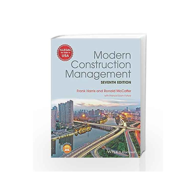Modern Construction Management 7Ed (Pb 2018) by Harris F Book-9788126572298